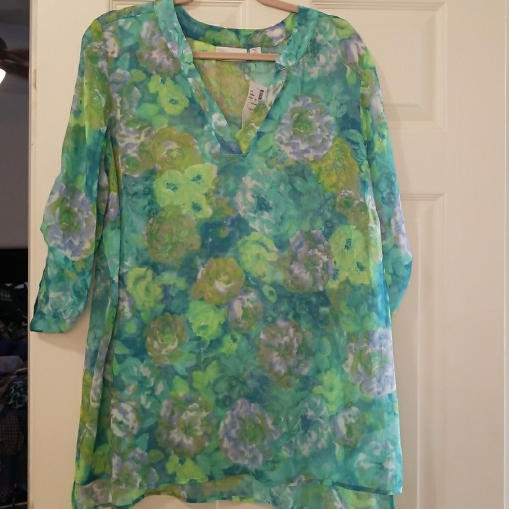 NWT Sheer Avenue Top 14/16